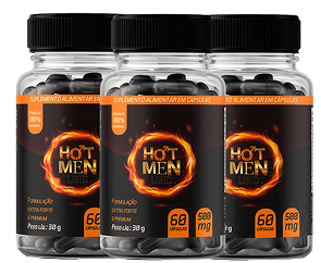 Kit 3 potes HOTMEN