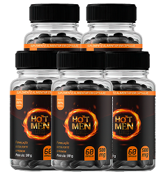 Kit 5 potes HOTMEN